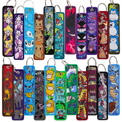 Pokémon Embroidered Double-Sided Jet Tag Keychain