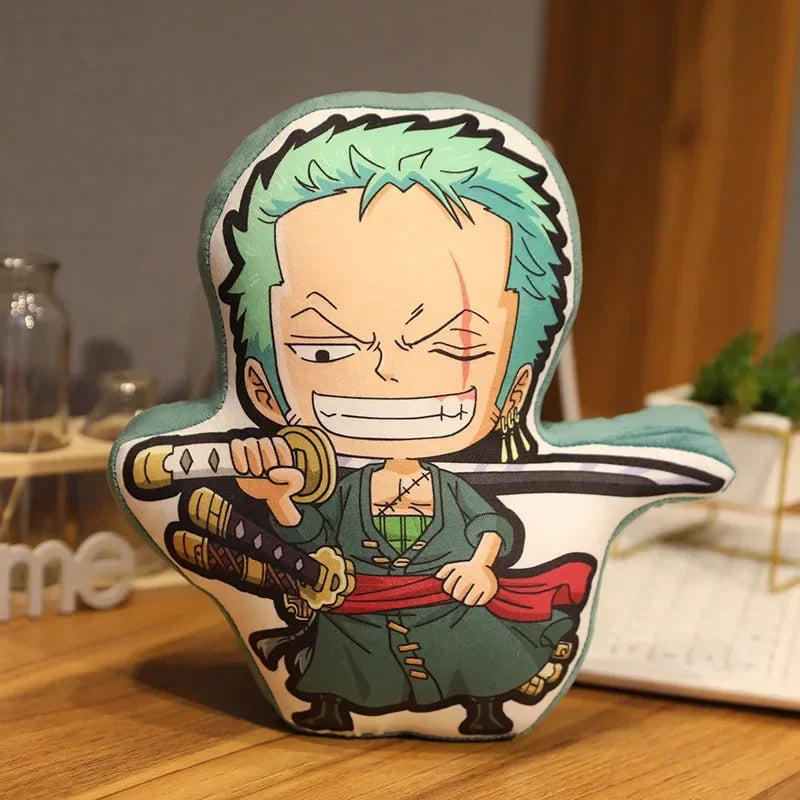 One Piece Kawaii Plush Pillow Cushion Doll – Soft Anime Stuffed Toy