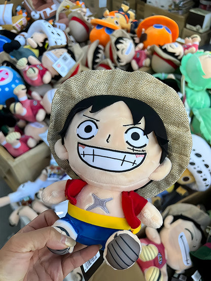 One Piece Chibi Plush Doll (25cm) – Soft Stuffed Anime Toy Figure