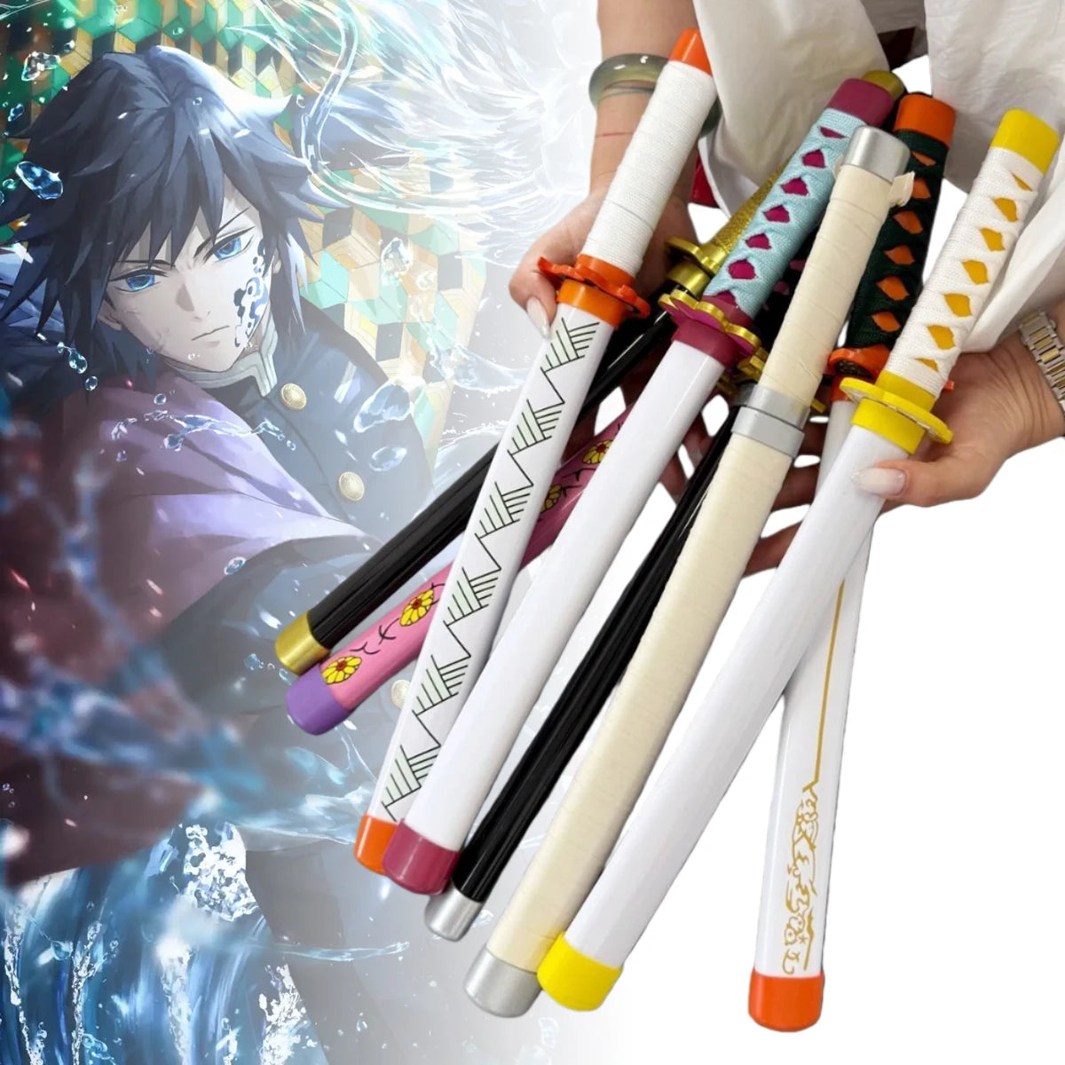16-Inch Demon Slayer Mini Katana – Anime Toy Sword & Cosplay Prop Replica