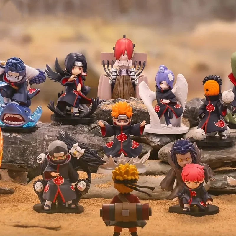 Complete Akatsuki Arc series by POP MART x GONG - 10-piece luxury anime diorama set