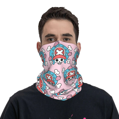 One Piece Tony Tony Chopper Bandana Neck Gaiter – Multi-Use Balaclava Face Mask