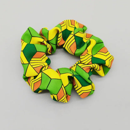 Demon Slayer Hair Scrunchie - Anime Satin Elastic Hair Tie