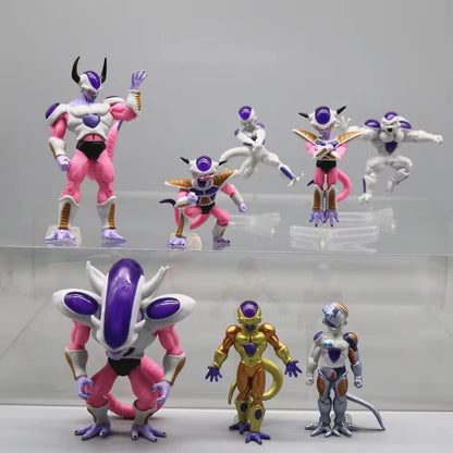 Dragon Ball Z Frieza Action Figure Set (8-Piece) – 7cm Mini PVC Freezer Collectibles