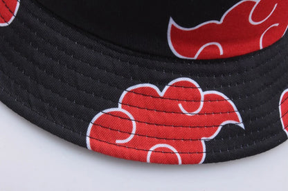 Japanese Cloud Art Outdoor Bucket Hat – Anime Streetwear Fisherman Sun Cap