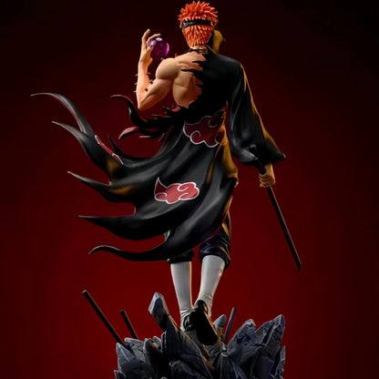 Pain Nagato 23cm Naruto Shippuden anime figure PVC statue Akatsuki leader.
