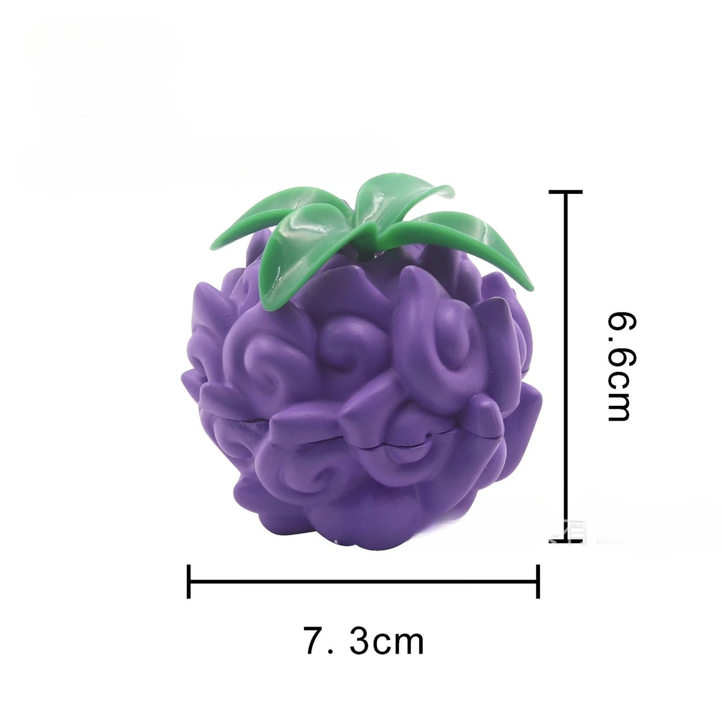 One Piece Devil Fruit Grinder - 3-Layer Zinc Alloy Crusher