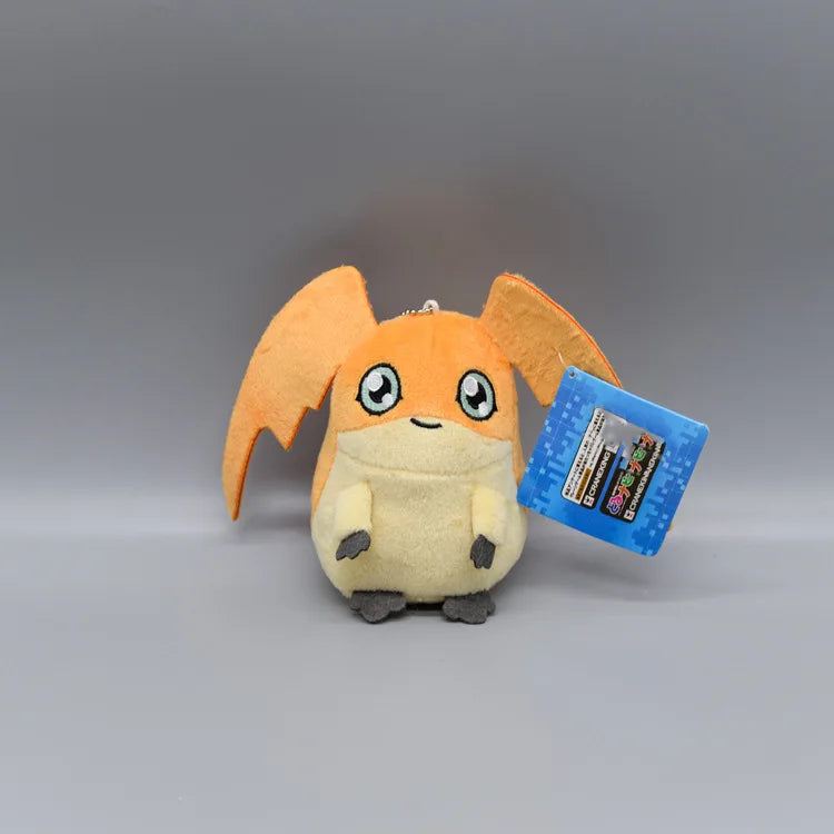 Digimon Adventure Plush Keychain – Classic Anime Mascot Character Pendant
