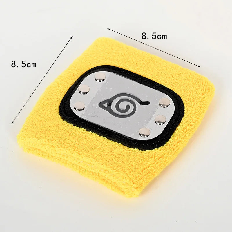 Naruto Hidden Leaf Village Anime Sports Wristband – Athletic Sweatband & Cosplay Prop