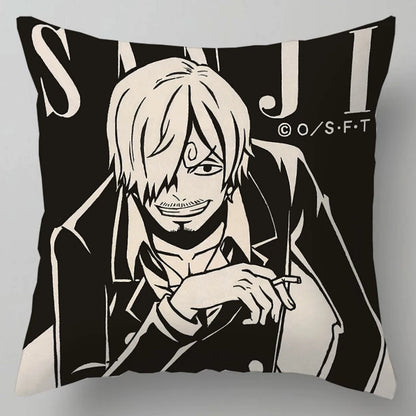 One Piece Anime Plush Square Throw Pillow Cover – 18"x18" (45x45 cm)