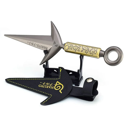 Naruto Minato Flying Thunder God Kunai – Rotatable Metal Ninja Weapon Replica