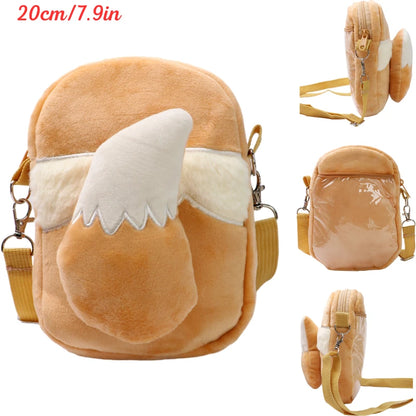Pokémon Plush Character Shoulder Bags – Kawaii Anime Plushie Crossbody Purses