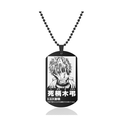 My Hero Academia Dog Tag Necklace – Stainless Steel Anime Character Pendant