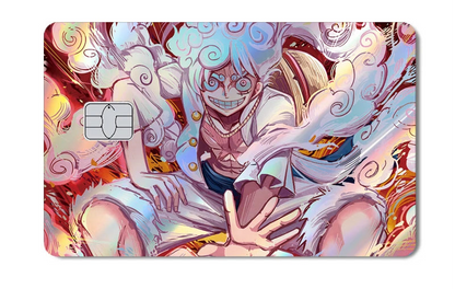One Piece Holographic Laser Credit Card Skin – Anime Debit & Transit Card Sticker