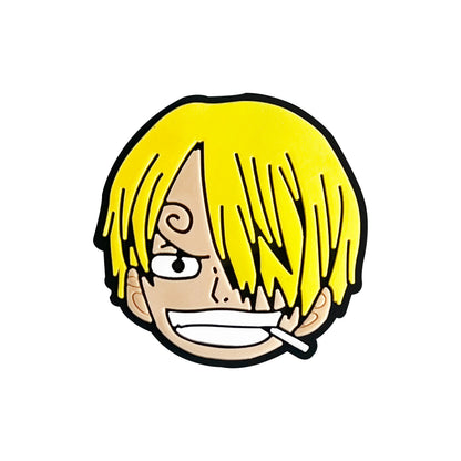 One Piece Anime PVC Clog Shoe Charms – Luffy, Zoro, Chopper & Crew Accessories