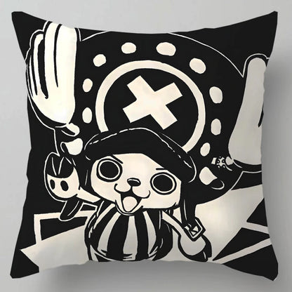 One Piece Anime Plush Square Throw Pillow Cover – 18"x18" (45x45 cm)