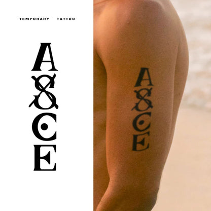 One Piece Portgas D. Ace Semi-Permanent Waterproof Temporary Tattoo
