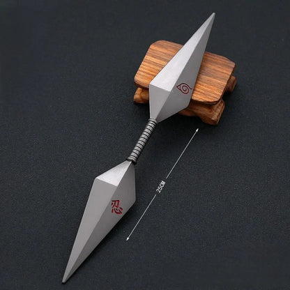 Naruto Minato Flying Thunder God Kunai – Rotatable Metal Ninja Weapon Replica