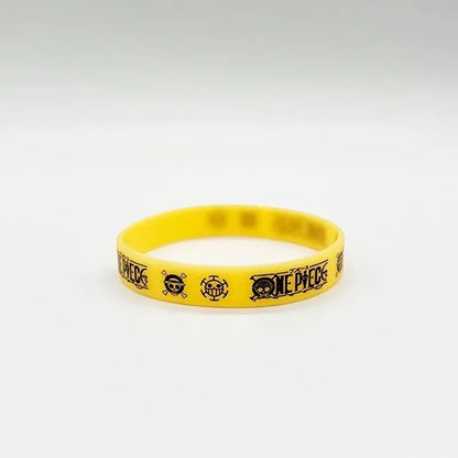 One Piece Anime Glow-In-The-Dark Silicone Sports Wristband – Luffy & Zoro