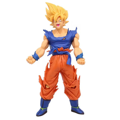 Dragon Ball Z Super Saiyan Action Figures – 18cm Collectible PVC Battle Models (Goku, Vegeta, Broly)