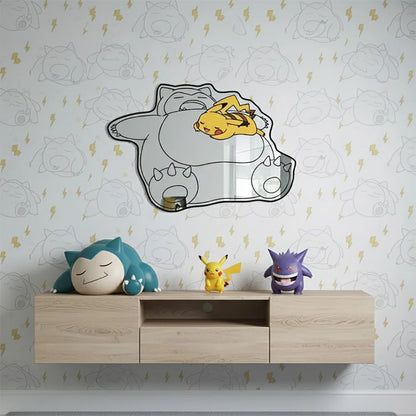 One Piece & Anime Acrylic Wall Mirror – HD UV Print Room & Gaming Decor