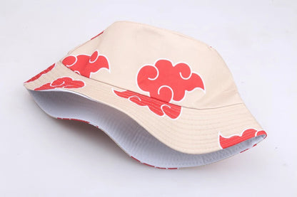 Japanese Cloud Art Outdoor Bucket Hat – Anime Streetwear Fisherman Sun Cap