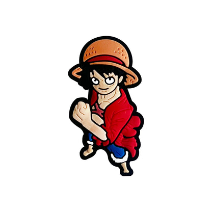 One Piece Anime PVC Clog Shoe Charms – Luffy, Zoro, Chopper & Crew Accessories