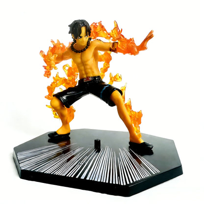 One Piece Anime Battle Action Figure – 15cm Collectible PVC Model Toys (Luffy, Zoro, Ace, Sanji)
