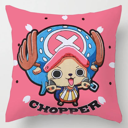One Piece Anime Plush Square Throw Pillow Cover – 18"x18" (45x45 cm)