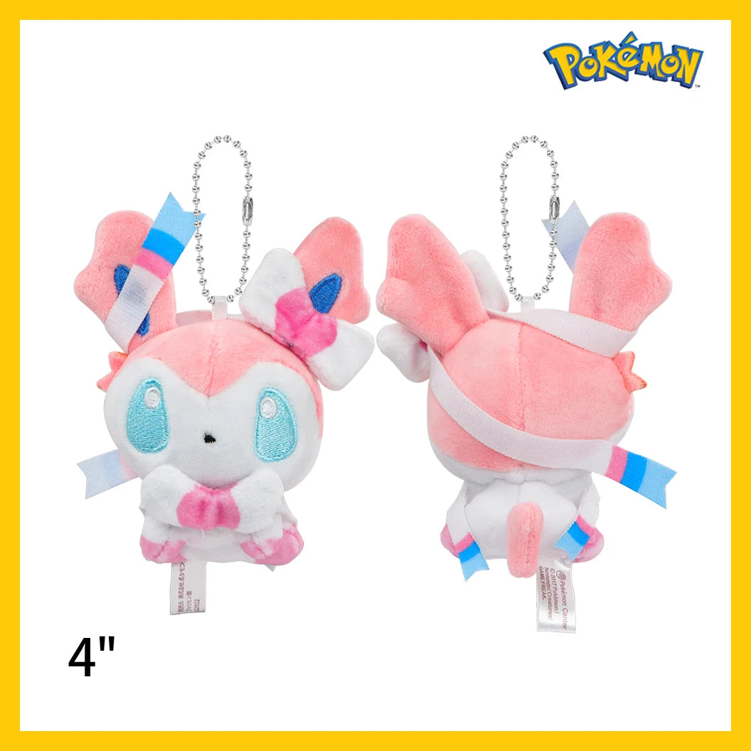 Mimikyu Eevee Plush Keychain PPokémon Mimikyu Cosplay Plush Keychain – Cute Anime Eeveelution & Snorlax Bag Pendantocket Monster Cos Eeveelution Snorlax Doll Anime Pendant For Fan Collectible Sylveon Present Decor