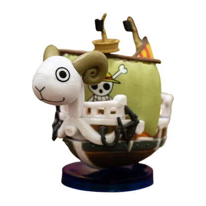 One Piece Mini Ship Figure Model – Thousand Sunny & Going Merry Desktop Statues