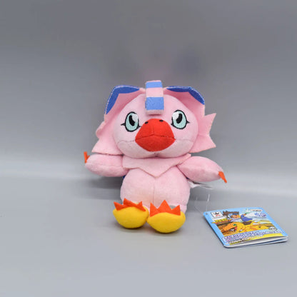 Digimon Adventure Plush Keychain – Classic Anime Mascot Character Pendant