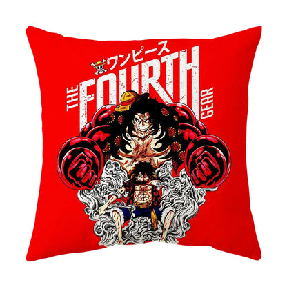 One Piece Anime Plush Square Throw Pillow Cover – 18"x18" (45x45 cm)