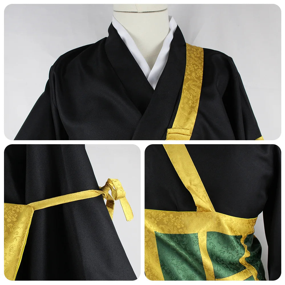 Jujutsu Kaisen Geto Suguru Cosplay Costume – Anime Buddhist Robe Uniform Set