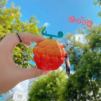 One Piece Devil Fruit Apple AirPods Protective Case