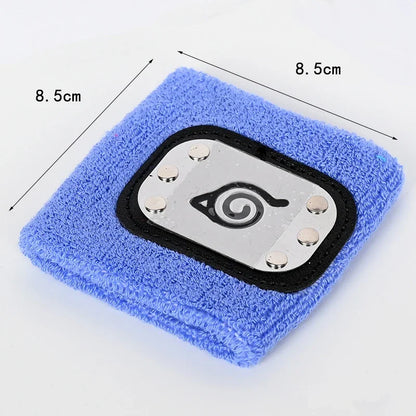Naruto Hidden Leaf Village Anime Sports Wristband – Athletic Sweatband & Cosplay Prop