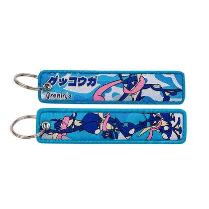Pokémon Embroidered Double-Sided Jet Tag Keychain