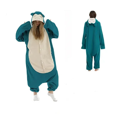 Pokemon Adult Cosplay Kigurumi Onesie – Anime Fleece Pajamas Jumpsuit