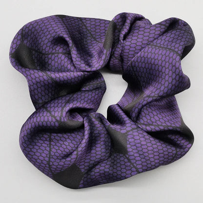Demon Slayer Hair Scrunchie - Anime Satin Elastic Hair Tie
