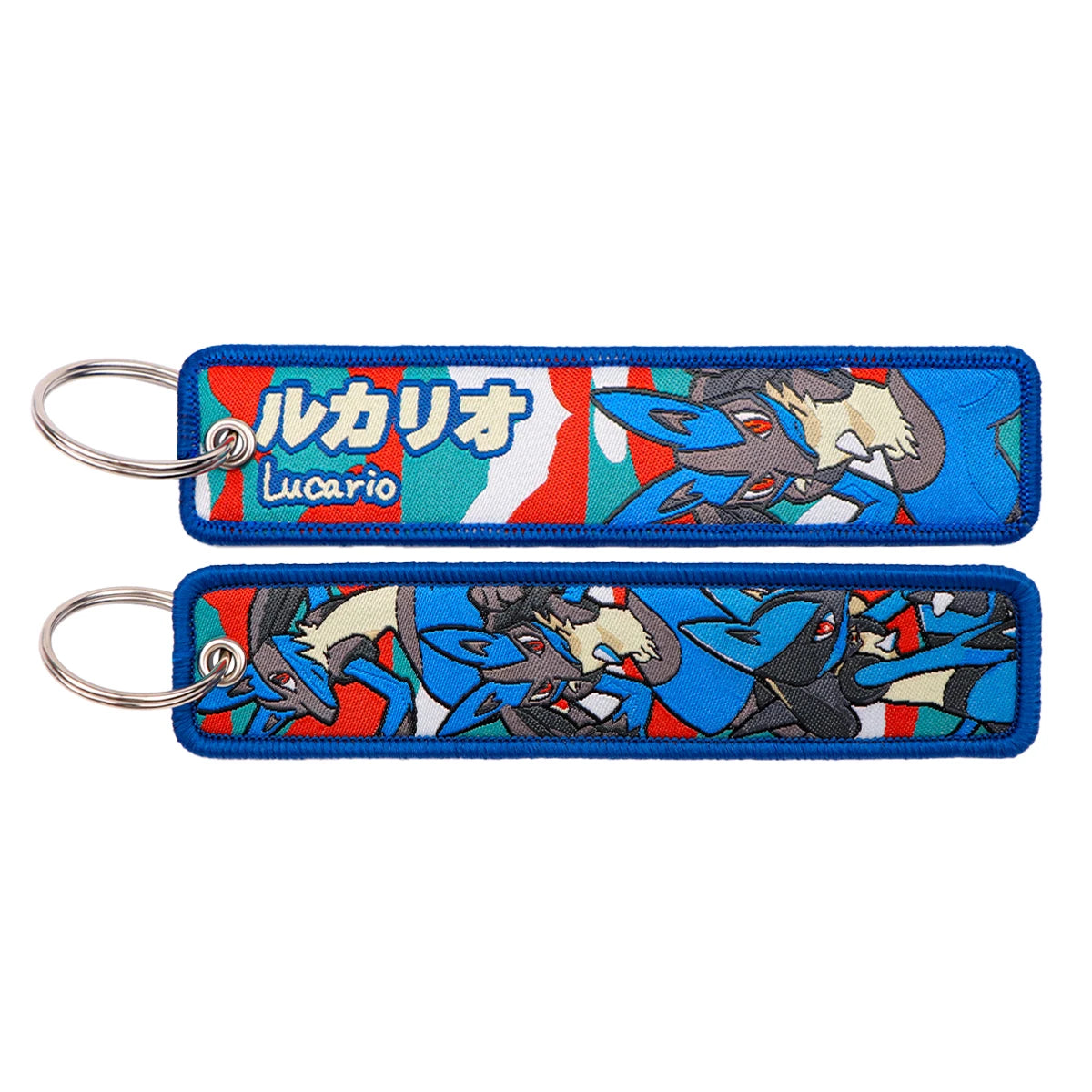 Pokémon Embroidered Double-Sided Jet Tag Keychain