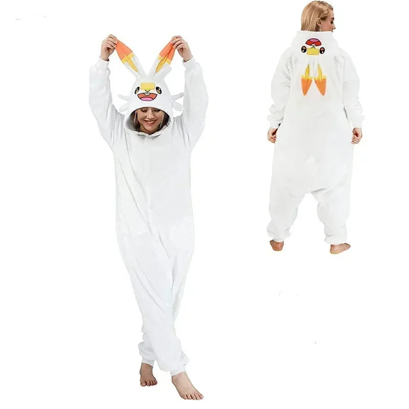 Pokemon Adult Cosplay Kigurumi Onesie – Anime Fleece Pajamas Jumpsuit