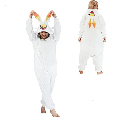 Pokemon Adult Cosplay Kigurumi Onesie – Anime Fleece Pajamas Jumpsuit