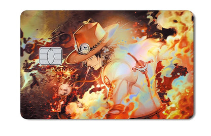 One Piece Holographic Laser Credit Card Skin – Anime Debit & Transit Card Sticker
