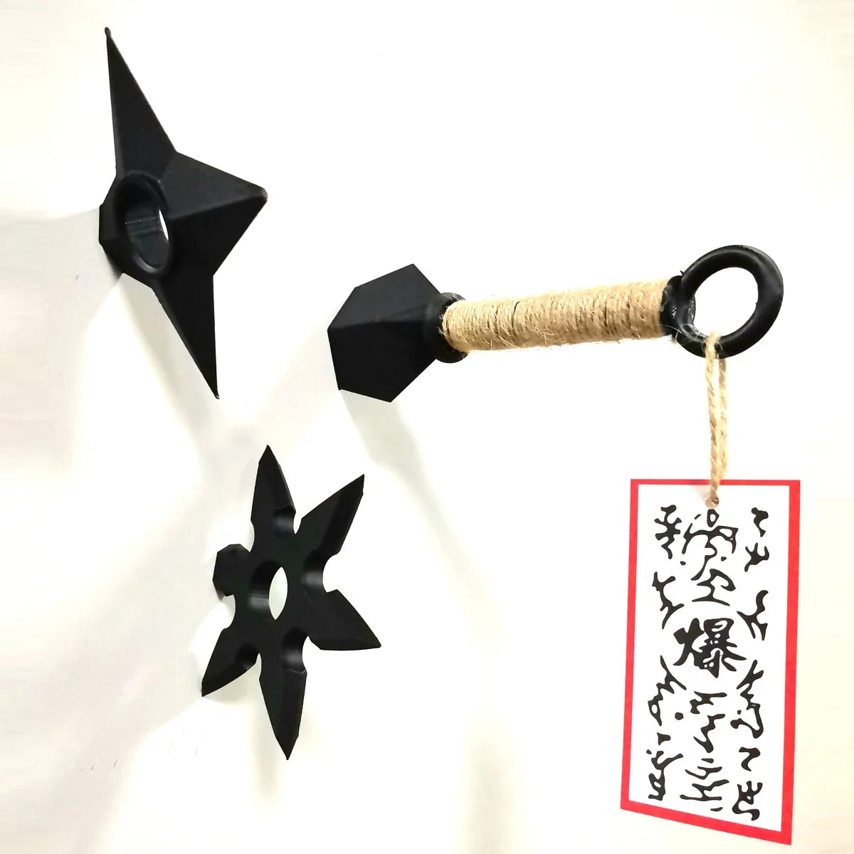 Naruto Cosplay Kunai & Shuriken Fridge Magnet / Pen Set