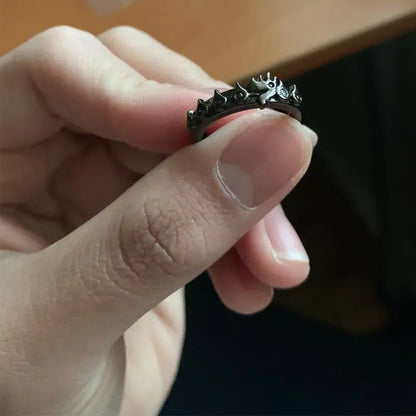 The Seven Deadly Sins Meliodas Cosplay Ring – Adjustable Dragon's Sin of Wrath Jewelry