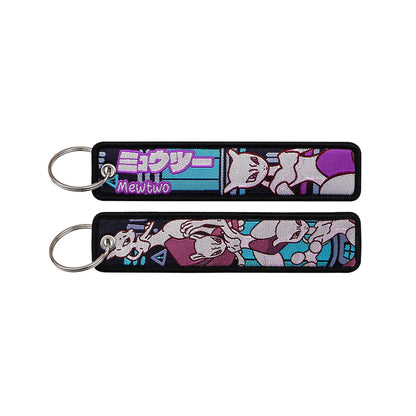 Pokémon Embroidered Double-Sided Jet Tag Keychain