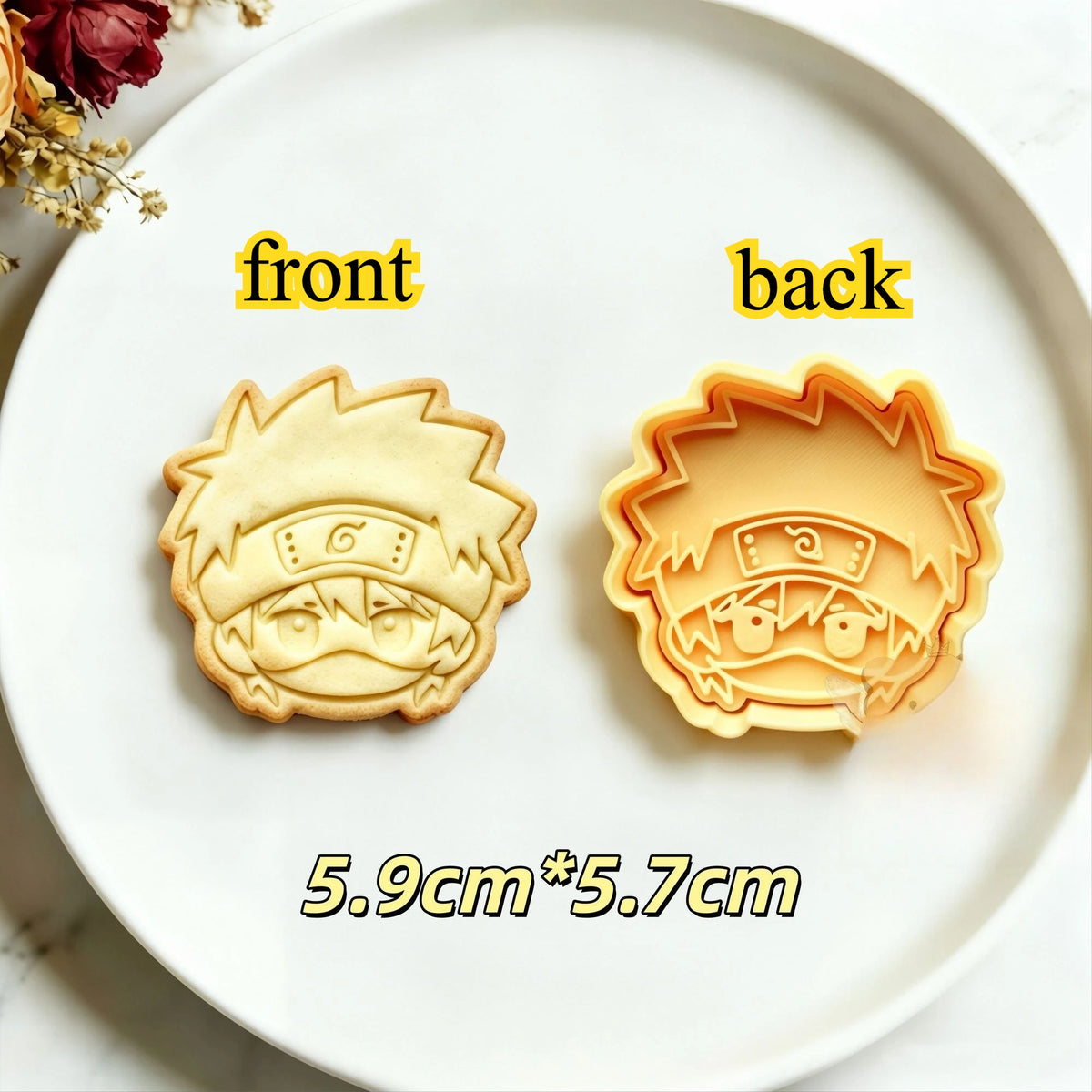 Naruto Anime Character Cookie Cutters & Biscuit Molds – DIY Baking Stamp Set