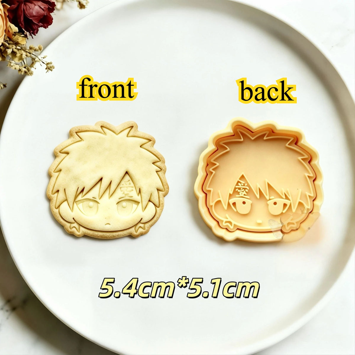 Naruto Anime Character Cookie Cutters & Biscuit Molds – DIY Baking Stamp Set