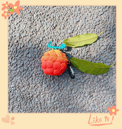 One Piece Devil Fruit Apple AirPods Protective Case