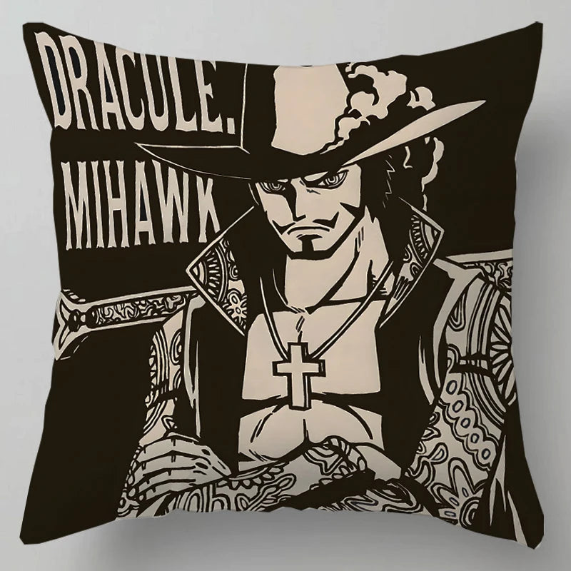 One Piece Anime Plush Square Throw Pillow Cover – 18"x18" (45x45 cm)